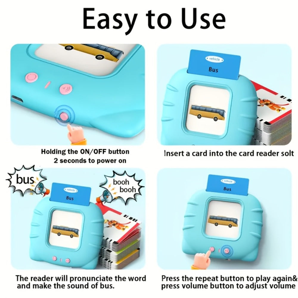 Bilingual English Speaking Flash Cards for Kids, 56 Cards 112 Visual Sight with the Listed Color, Size or Set Options for Eve
