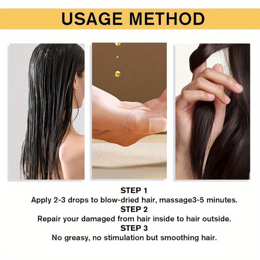 Argan Oil Hair Mask Deep Conditioning Treatment with Collagen | Cold Press Moroccan Oil for Dry Frizzy Curly Fine Hair | Long