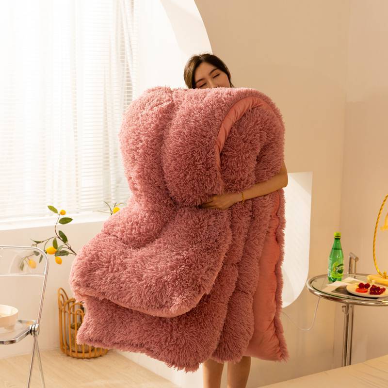 Luxury Mink Fleece Winter Quilt - Double Sided Velvet