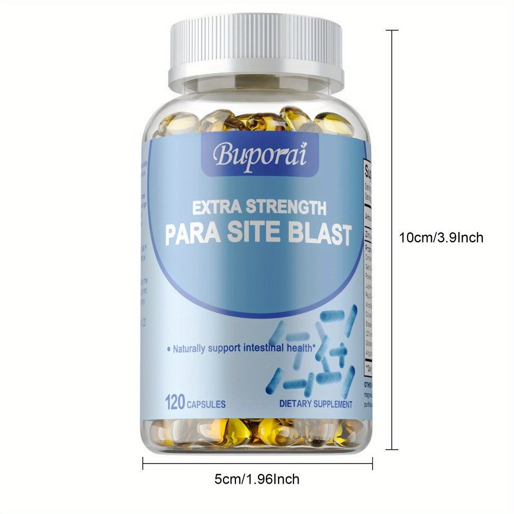 Herbal Supplements with Buporai Label, Black Walnut Wormwood Garlic and Cranberry Capsules, 120 Count — image 10