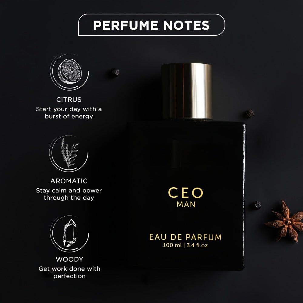 Eau de Parfum CEO & GOAT for Men 100ml in Black-and-Gold Bottles with 2 Source Styles for Daily Wear — image 5