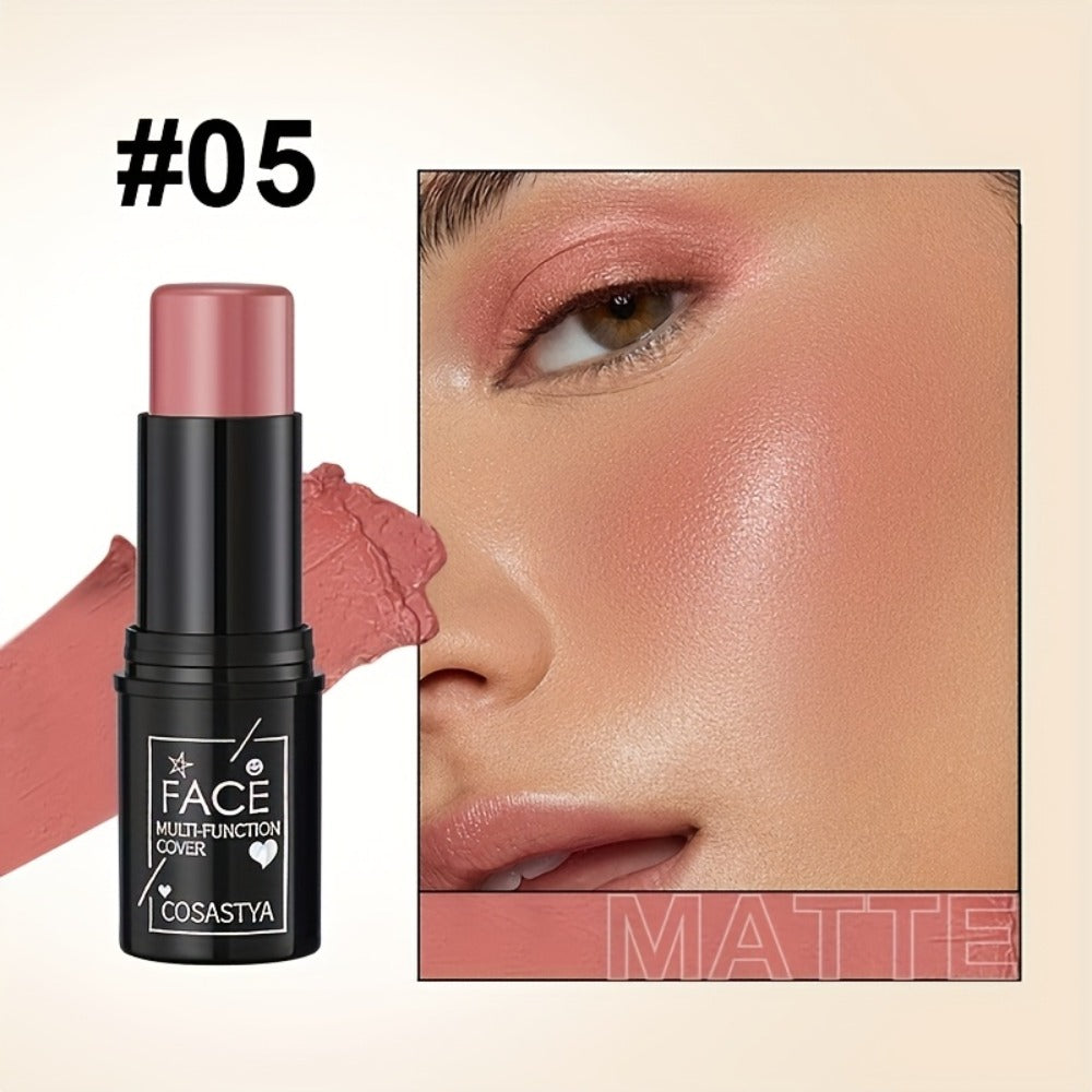 Blush Stick Makeup Set 6 Piece, 3-in-1 Waterproof Blush Eyeshadow Touch-Up Sticks, All-Day Glossy Shimmer — image 16