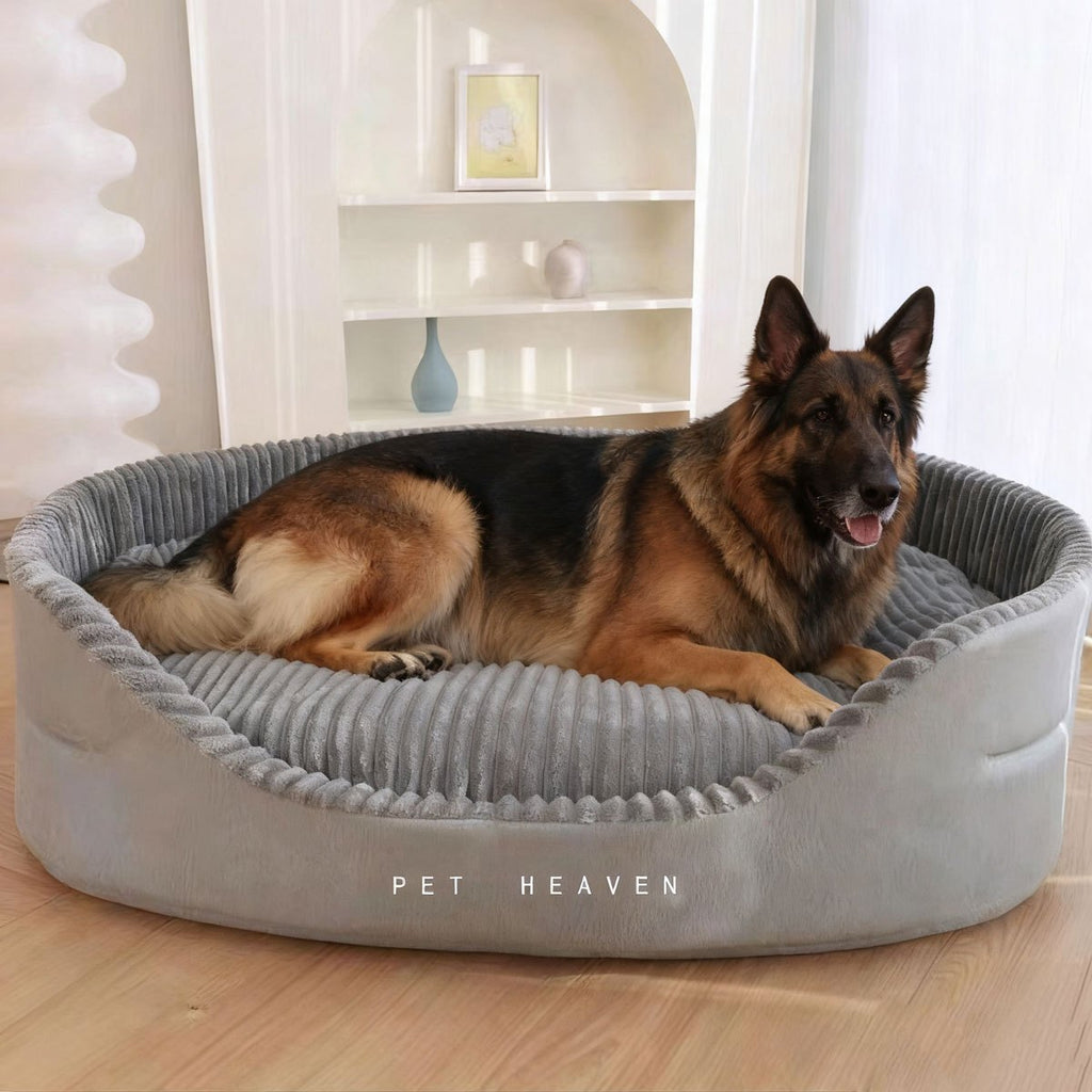 Ribbed Bolster Pet Bed System with M-XXL Beds and Separately Labeled Replacement Mat or Cushion — image 10