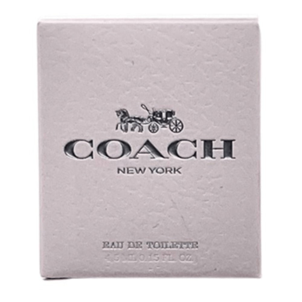 Eau de Toilette Coach New York for Women 4.5ml Mini Bottle with Silver Cap and Pink Boxed Presentation — image 3