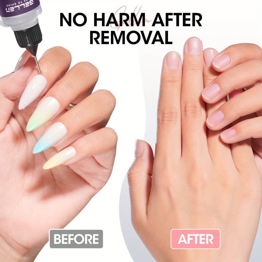 Nail Glue Remover 20ml Precision Needle Applicator Acetone Free – Fast Acting No-Mess Formula for Press On Nails Gel X Nail T