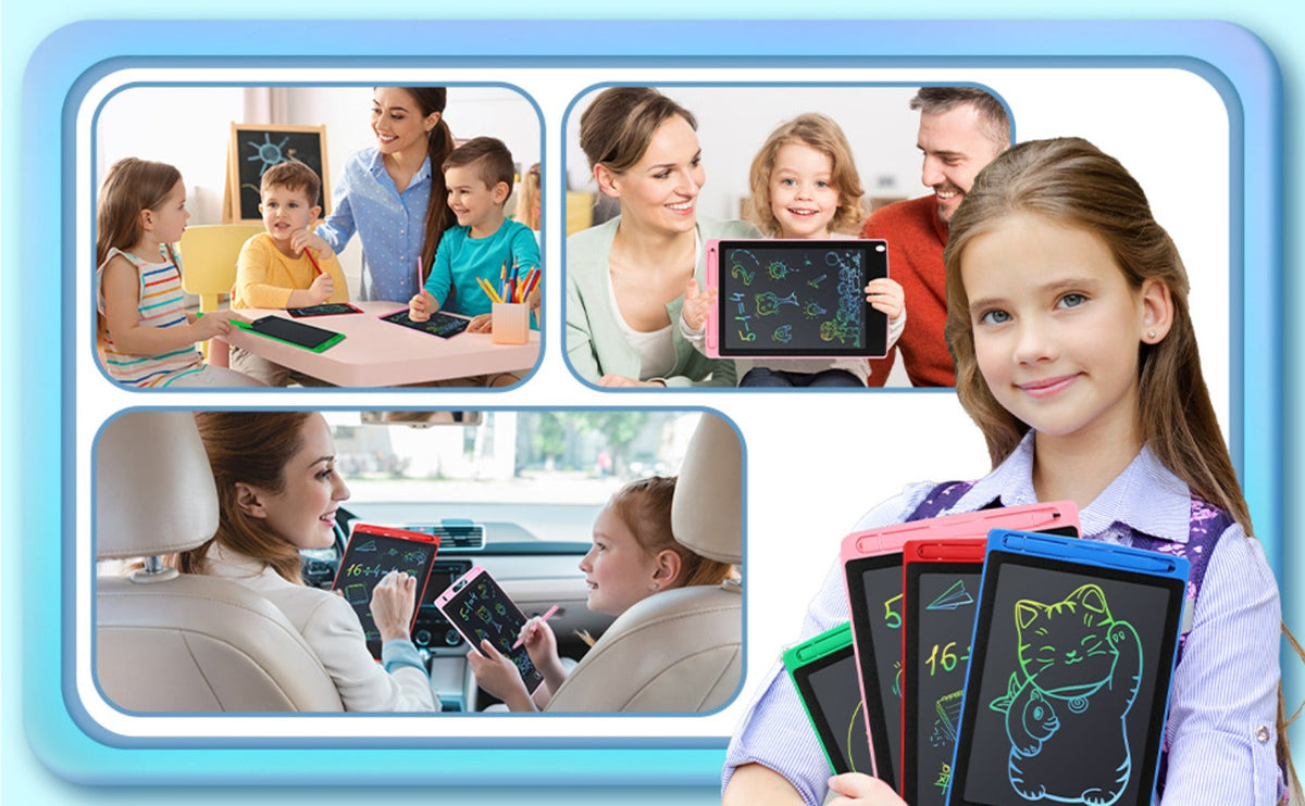 LCD Drawing Board 20 Pack for Kids 8.5 Inch Reusable Erasable Doodle Pad Electronic Writing for Parties, Celebrations and Gue
