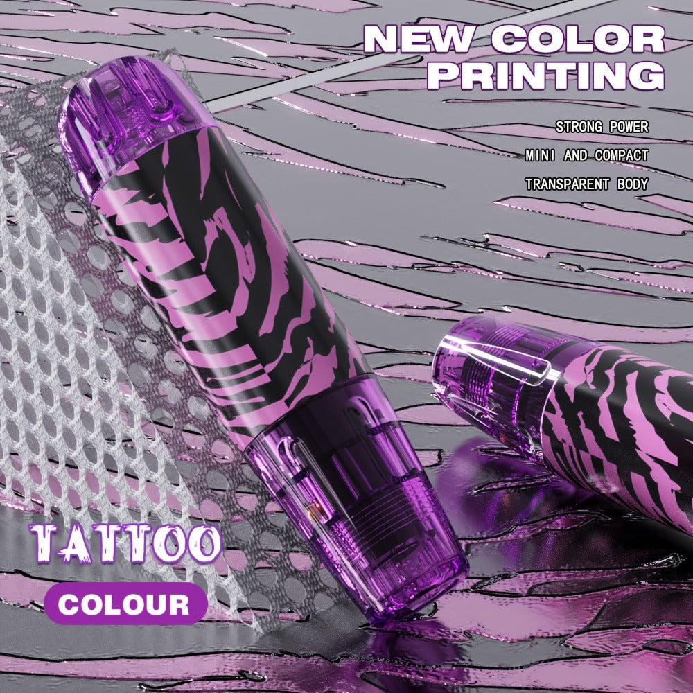 Tattoo Machine Kit GOLDPLUME TM-74 Wireless Rotary Pen with 1500mAh Battery, 10 Cartridges and 7 Ink Bottles — image 3