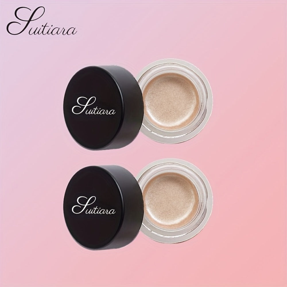 Jelly Gel Eyeshadow 2 Pack Sunset Copper Shimmer High Gloss Metallic Finish Fade Resistant, for Makeup, Travel and Everyday V