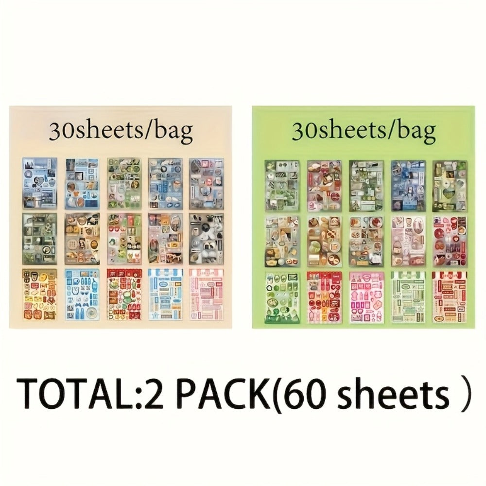 Journaling Sticker Book Ancient Chinese Aesthetic, Millennium Dream Series with the Listed Color, Size or Set Options for Eve