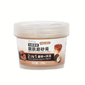 Exfoliating Body Scrub with Coconut Oil & Shea Butter – Raw Coconut Latte Sugar Scrub for Women, Deep Moisturizing Face & Bod