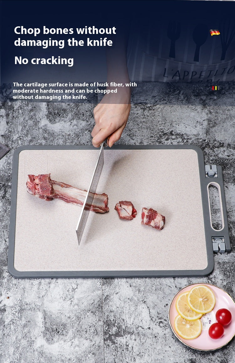 Cutting Board 304 Stainless Steel Chopping Board Kitchen Plastic Cutting Board Sharpening Double-sided Cutting Board