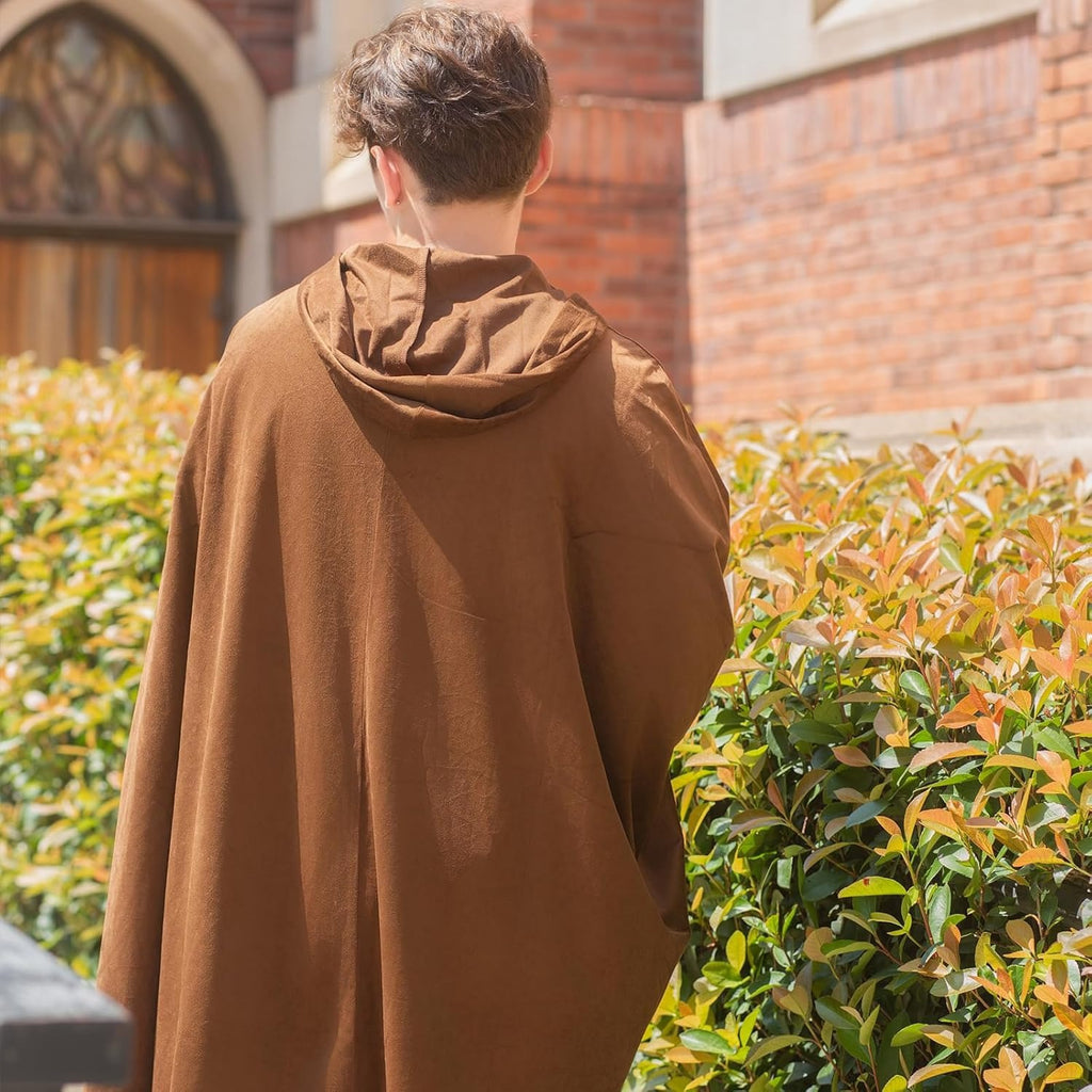 Men's Velvet Cloak With Hood