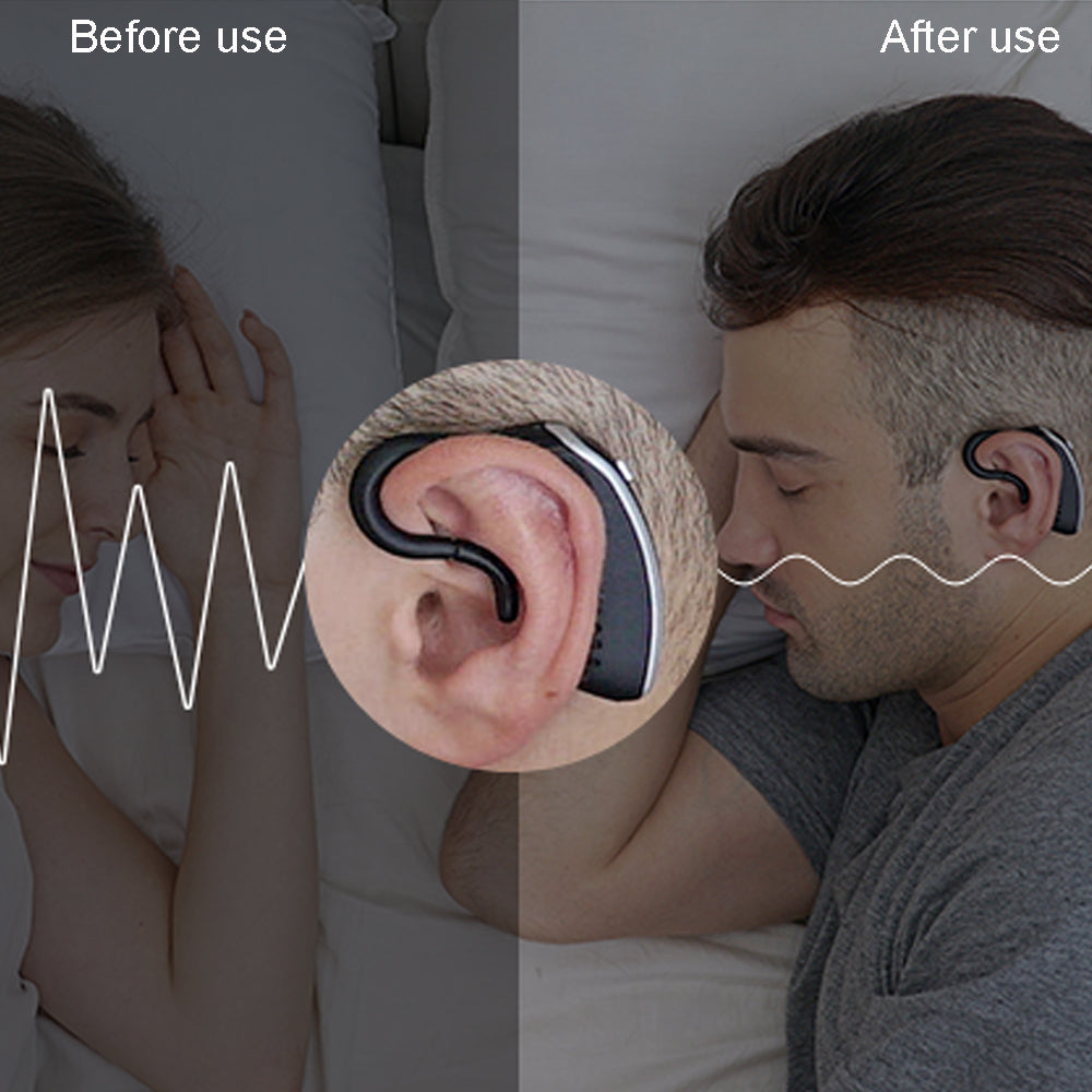 24 Hours Bluetooth Anti-snoring Device Charge Snore Earset Sleeping Aid Snoring Analyzes Sleep Datas Good Sleep