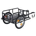 Foldable Bike Cargo Trailer, Bicycle Wagon Cart 176 Lbs Capacity, 16" Wheels, Reinforced Steel — image 1