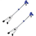 32-Inch Foldable Reacher Grabber 2-Pack with Aluminum Extenders, Rubber Suction Cup Grippers and Ergonomic Handles — image 1