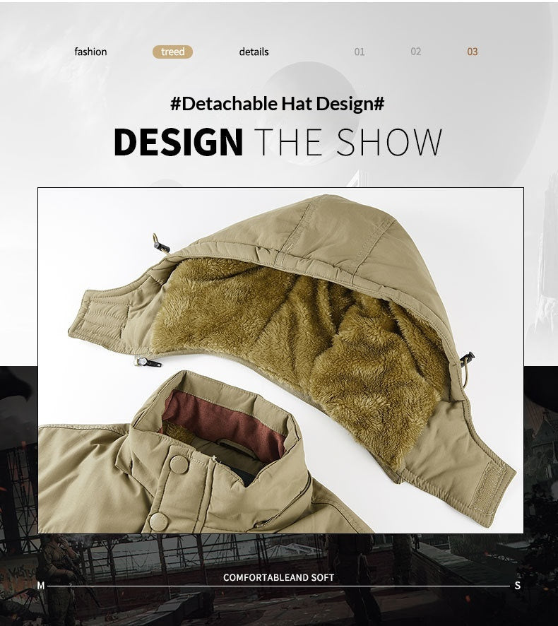 New Autumnwinter Mens Insulated Tactical Jacket