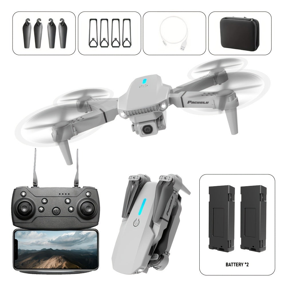 E88 Foldable Drone with Dual Camera with the Listed Color, Size or Set Options for Everyday Use — image 5