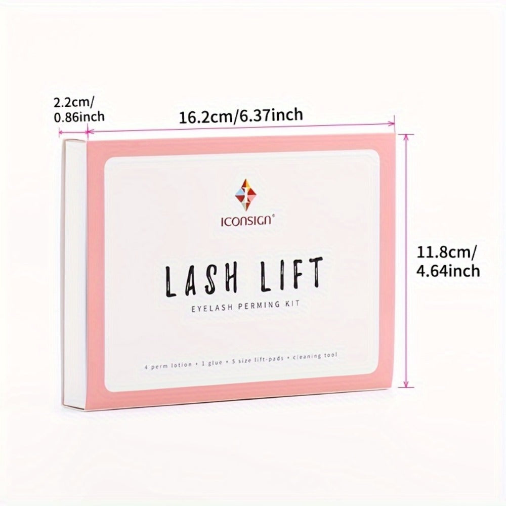 Lash Lift Kit Professional Eyelash Perm & Curl System ICONSIGN Calia Perm Technique 6-8 Weeks Natural for a Home Lash Beauty 