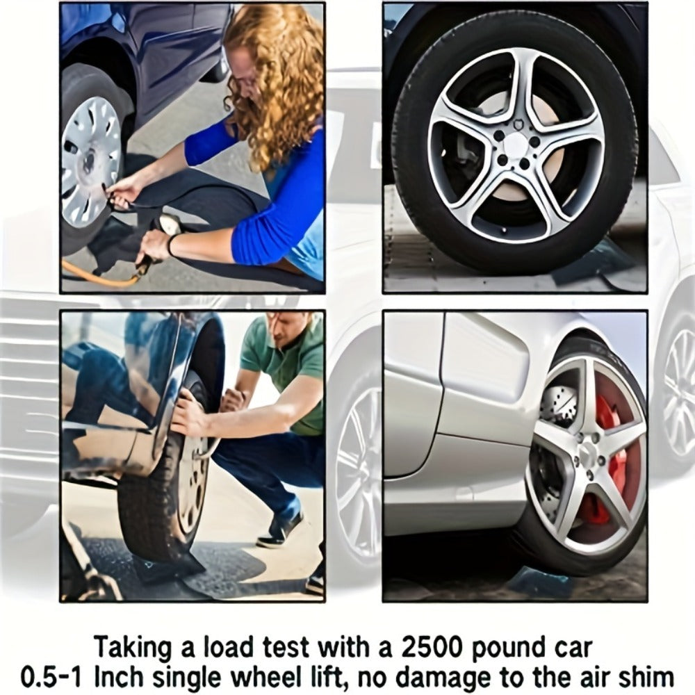 Car Air Wedge Pump Bag 3-Pack – Blue Auto Body Restoration Airbag Tool for Door Panel Opening, Lock Picking & Dent Repair | N