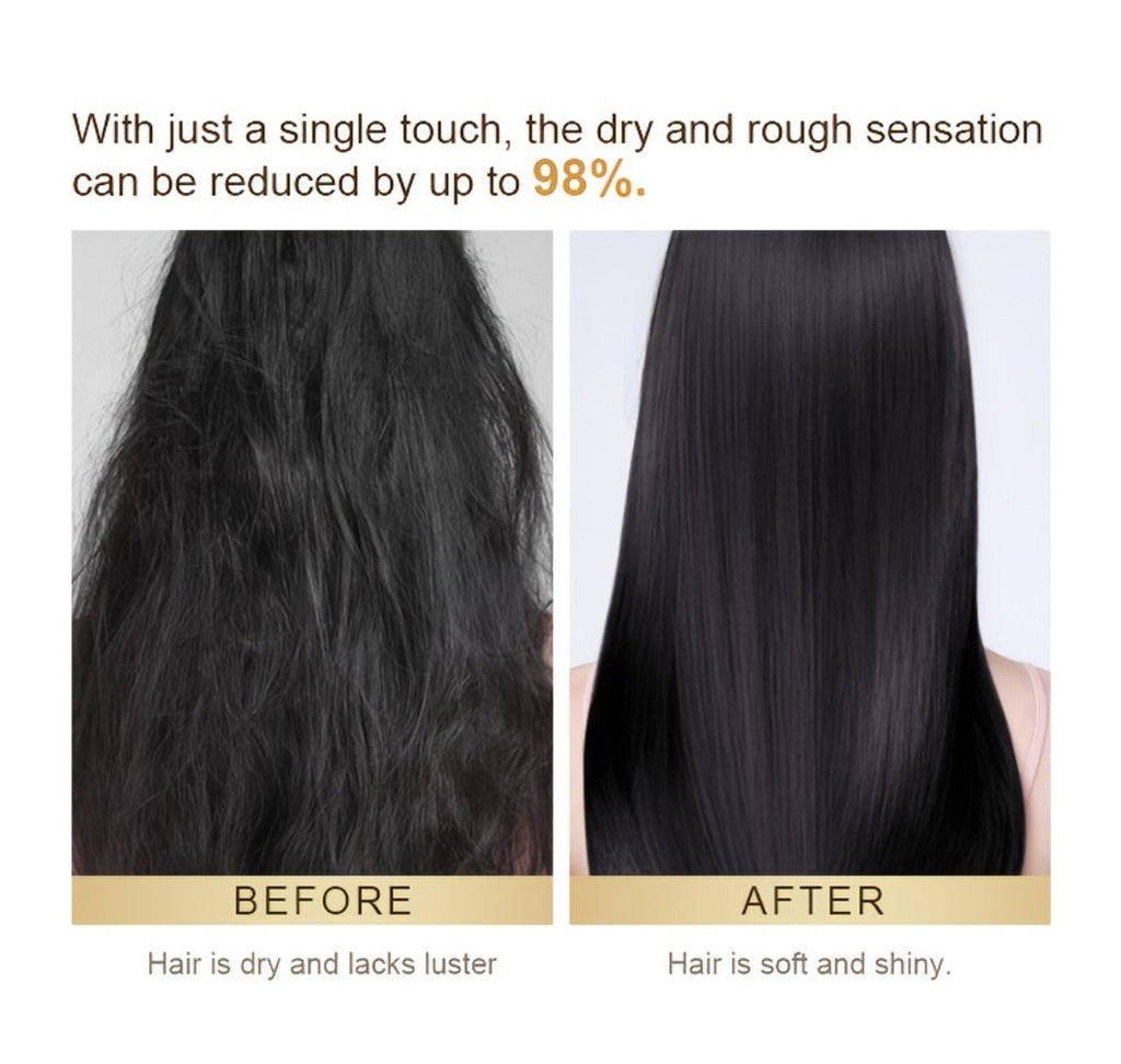 Argan Oil Hair Serum 2 Pack Anti-Frizz Nourishing Treatment for Dry Damaged Frizzy Flyaway Hair Moisturizing Smoothing Lightw
