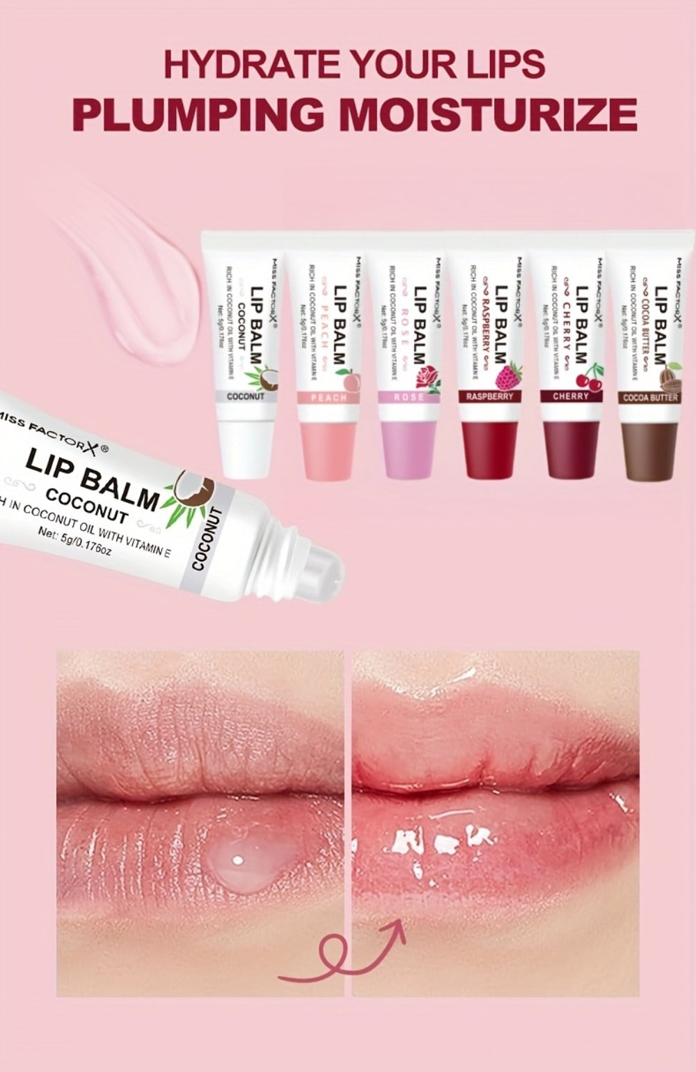 30-Piece Lip Gloss Gift Box Set, 6 Glossy Shades Waterproof Anti-Transfer Liquid Lipstick, High-Shine Lip Color for Women — i