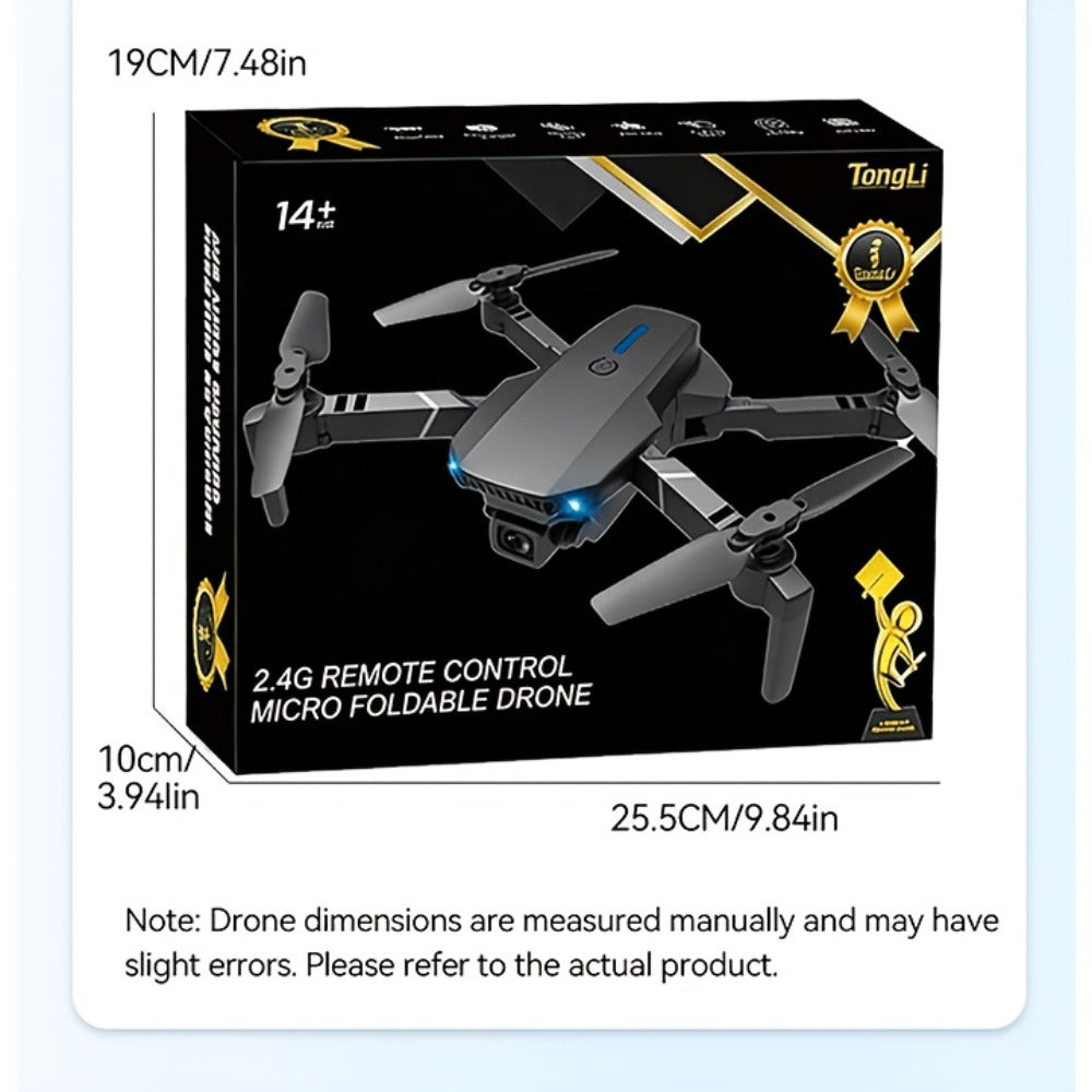 Foldable HD Camera Drone Free Storage Bag USB-C Charging 3D Flips Single or Dual Camera Built-in Screen Remote — image 23