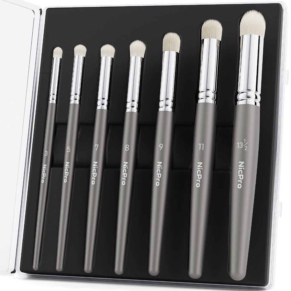 Dry Brush Set for Miniature Painting 7 Sizes, Professional Drybrush Kit with the Listed Color, Size or Set Options for Everyd