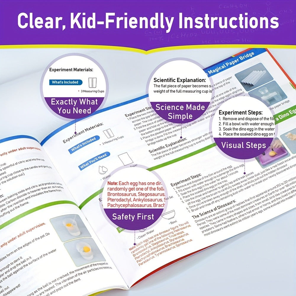 STEM Science Kit for Kids Ages 6-12, 60 80 105 Lab Experiments, Chemistry Set with Crystal Growing & Chemical Reactions — ima