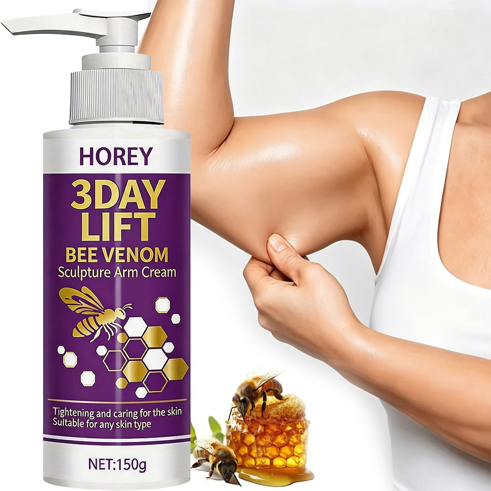 Bee Venom Firming Cream 150g – 3-Day Skin Tightening & Lifting Body Sculpting Lotion for Loose Sagging Arms, Belly, Thighs & 