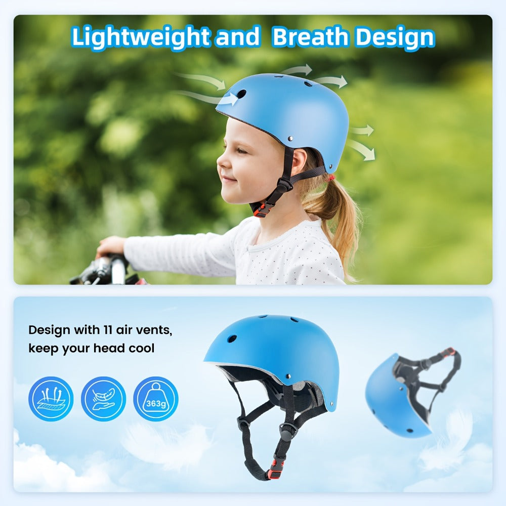 Kids Bike Helmet Adjustable XXS Toddler, ABS+EPS Unisex Sports Helmet with Removable Liner, 11 Vents — image 4