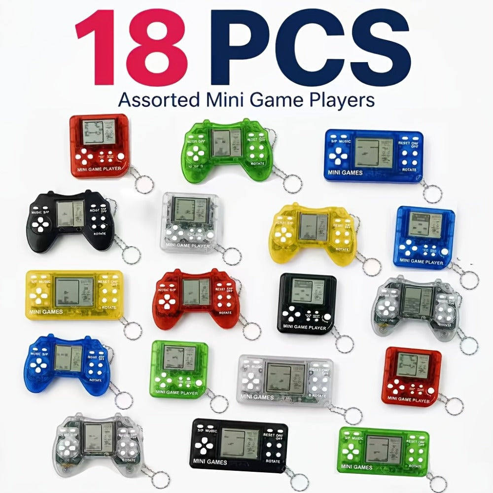 Party Favors Mini Gaming-Controller Keychains in 6-, 12- or 24-Piece Random-Color Packs for Celebrations — image 9
