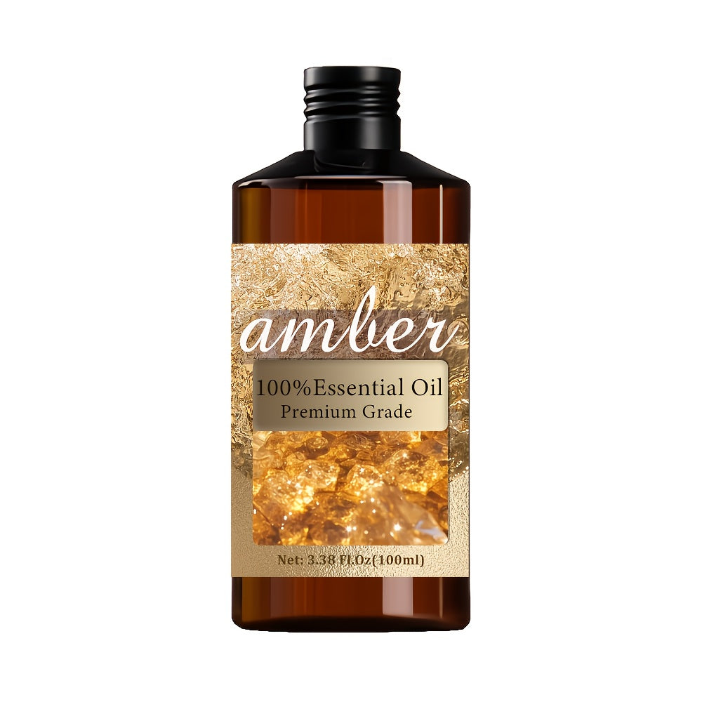 Essential Oil Amber Warm Rich Aroma in 100ml Bottle for Bath, Massage, Aromatherapy and Personal Care — image 7