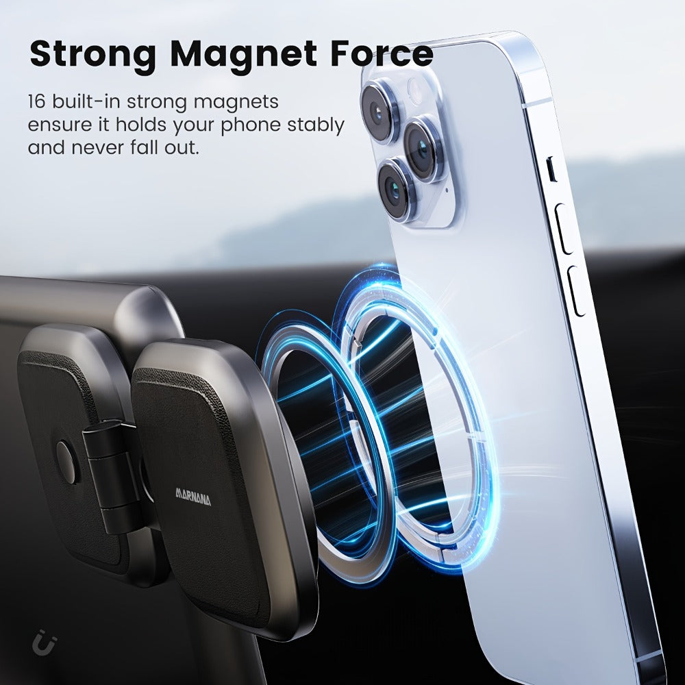 Foldable Magnetic Car Phone Mount for Pictured Model 3 or Model Y Center-Screen Installation — image 5