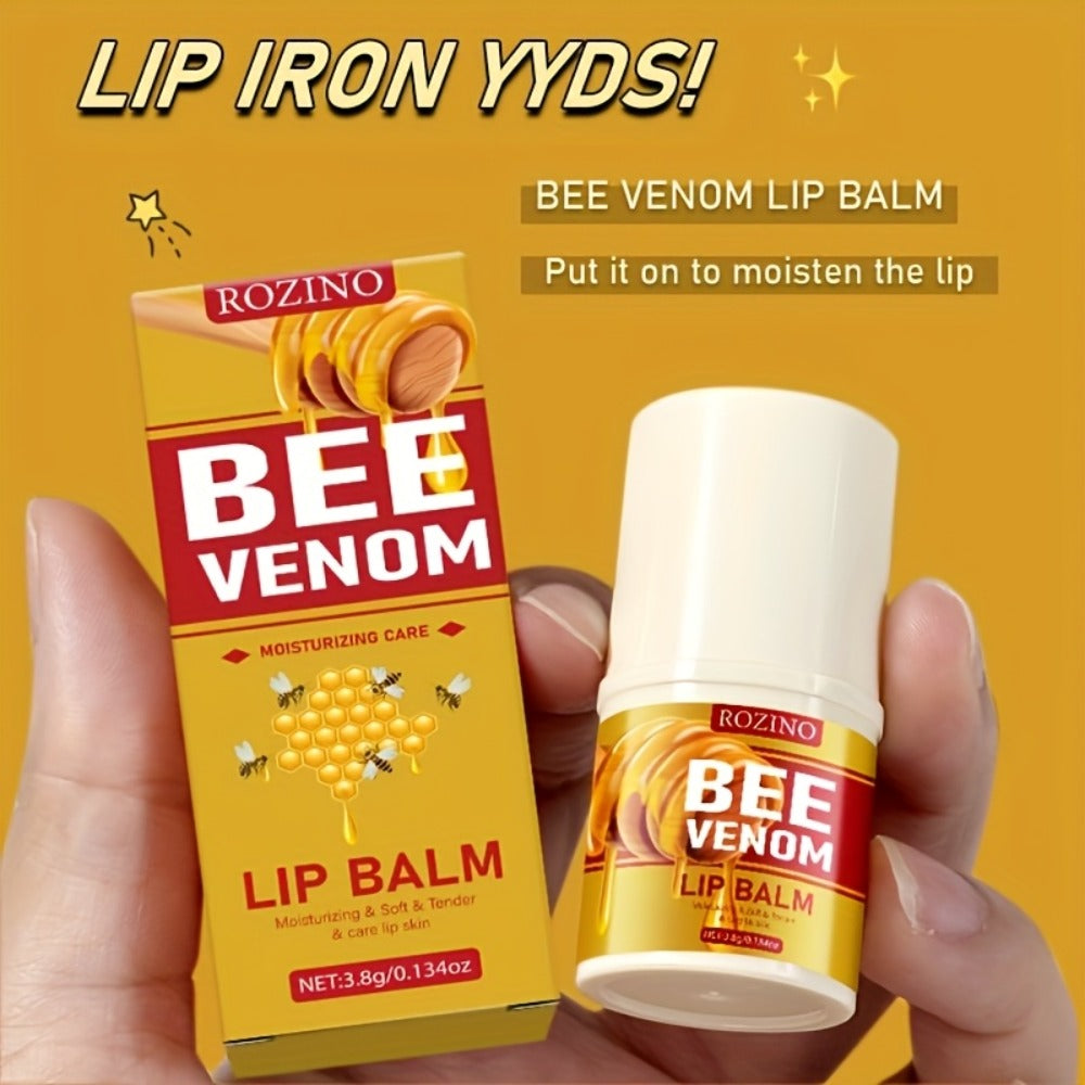 Skincare Set with ROZINO Label, 5 Bee Venom and Vitamin C Items for Lip Face Neck Hand and Foot Care — image 12
