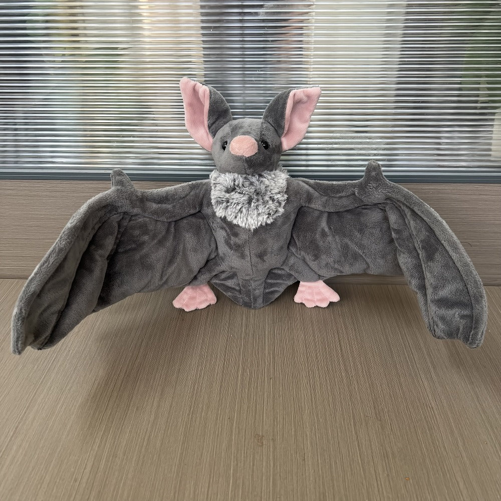 Giant Bat Plush Stuffed Animal 23 Inch Wingspan Grey Spooky Bat Toy with the Listed Color, Size or Set Options for Everyday U