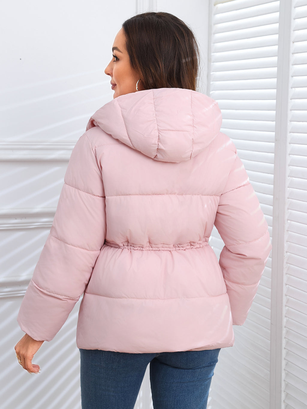 Women Puffer Coat Cotton-padded Jacket Cotton-padded