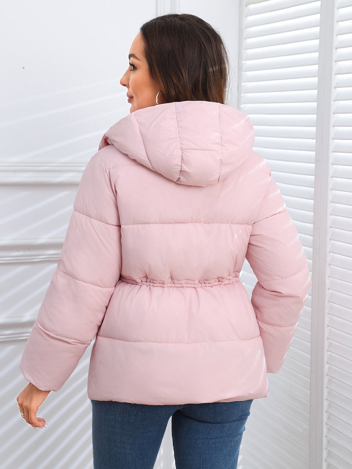 Women Puffer Coat Cotton-padded Jacket Cotton-padded