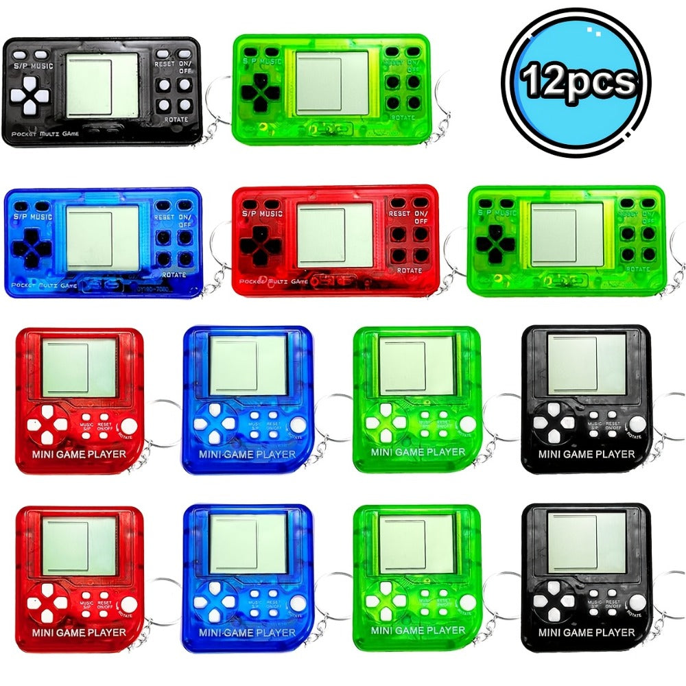 Party Favors Mini Handheld-Console Keychains in 6-, 12- or 25-Piece Packs for Gaming Events — image 3