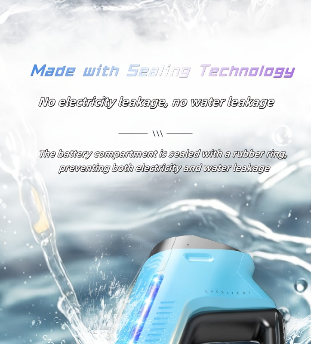 Electric Pulse-Light Water Blaster Bundle with Hard Case, Pictured Goggles and Three Color Choices — image 21