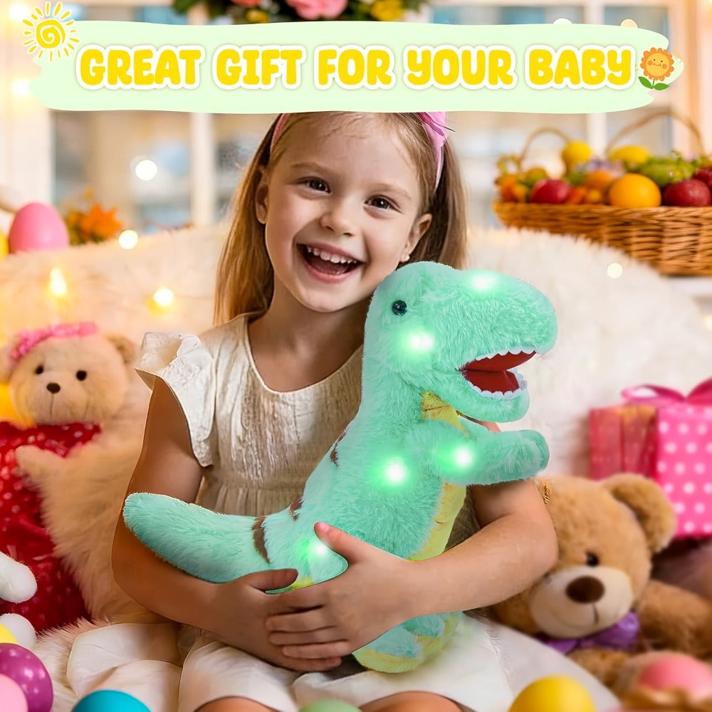 Plush Toy Light-Up Tyrannosaurus Rex with Music or No-Music choices Choices and Soft Fabric — image 7