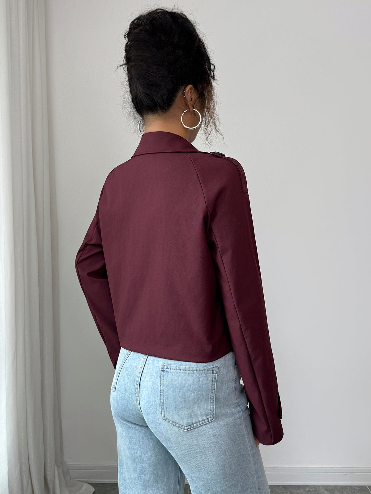 Casual Minimalist Long Sleeve Jacket Vest Coat Women