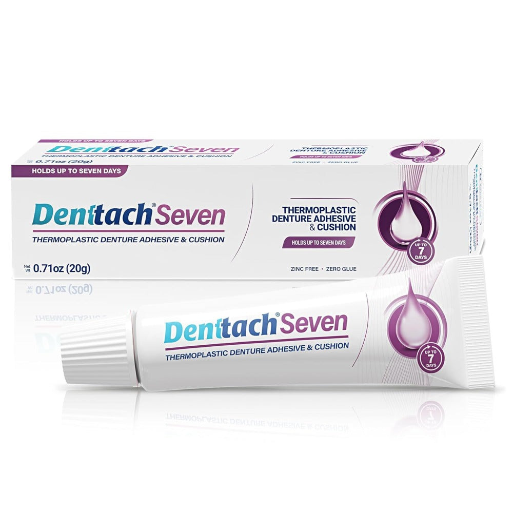 Thermoplastic Denture Cushion Adhesive & Soft Reliner, 7-Day Secure Hold, Zinc-Free No-Glue Formula, Upper & — image 4