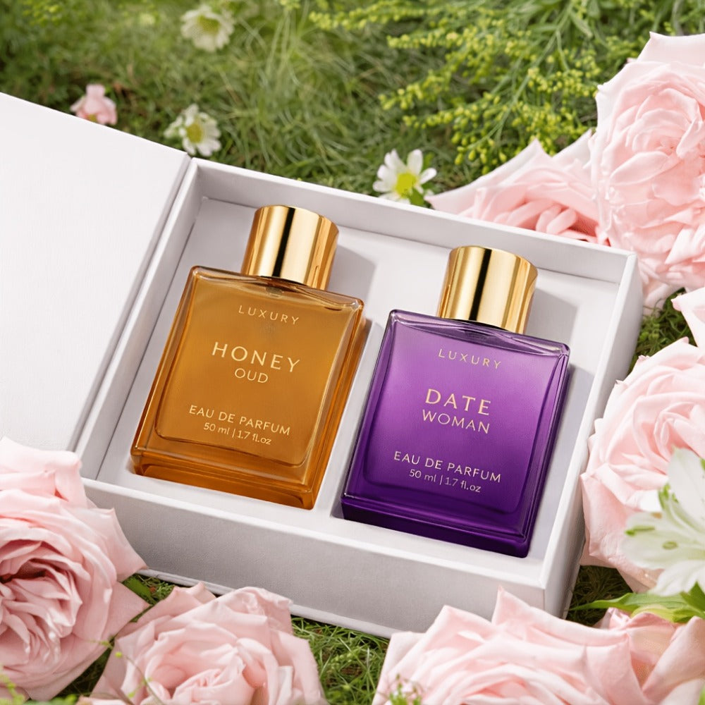 Eau de Parfum Arabian Oud Collection with Honey Oud & Date 50ml Bottles and 4 Source Options — image 3