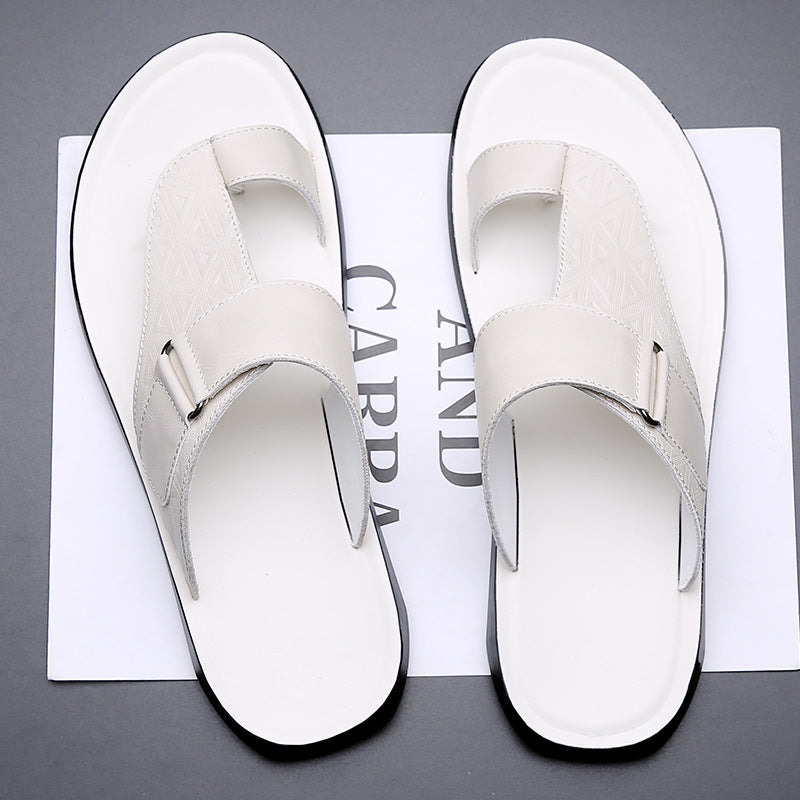 Men's Fashion All-matching Simple Beach Slippers