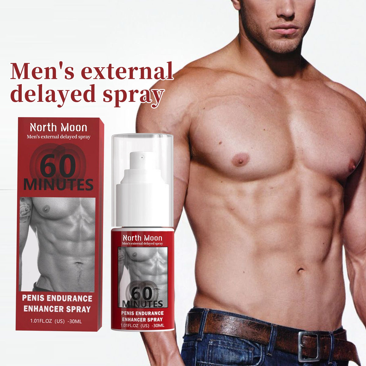 Men's Treatment Spray, Men's Body Care To Enhance Endurance Moisturizing Treatment Topical Spray