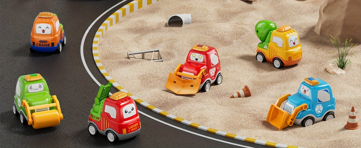 Transport Construction Truck Toy for Boys, 16.9 Inch Large Carrier Truck with 6 Cars, Lights & Sounds — image 11