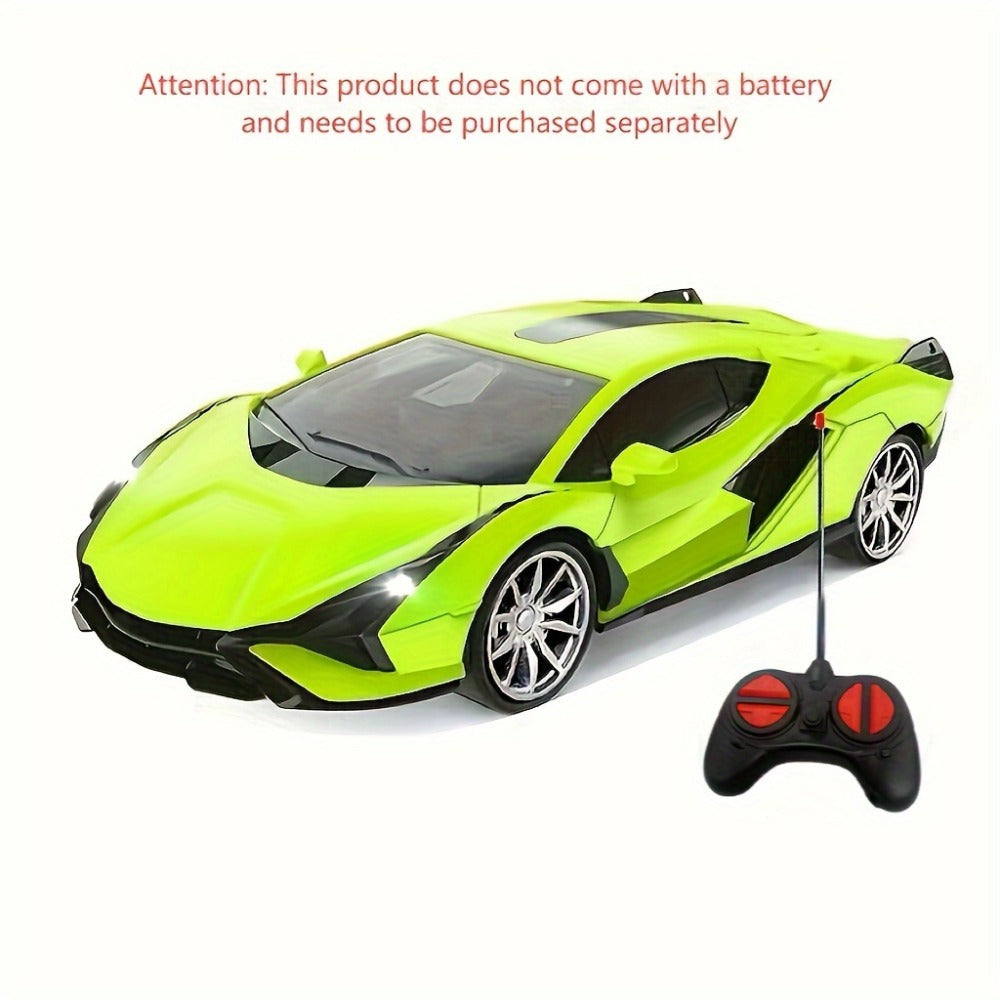 High-Speed Drift RC Car 1:24 Scale with LED Lights 4-Channel Simulation Model Remote Control Car for Kids Boys Girls — image 