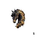 Ornate Horse Silhouette Wooden Jigsaw Puzzle with Gold-Tone Scrollwork in Three Size Options for Display — image 16