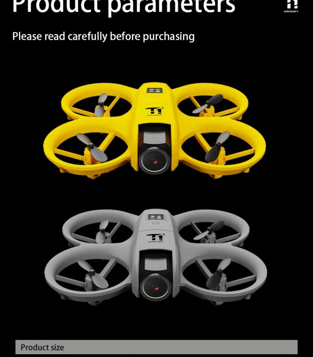 Mini 4K FPV Drone 180° Rotating Dual Camera Optical Flow Positioning Dual Batteries 360° Flip One-Key Takeoff Anti-Shake — im