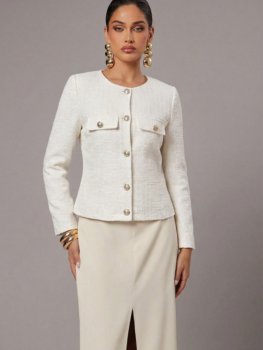 Chanel-style Coat 2025 FallWinter French Long-Sleeve Jacket For Women